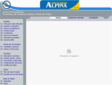 Tablet Screenshot of escalerasalpina.com.ar